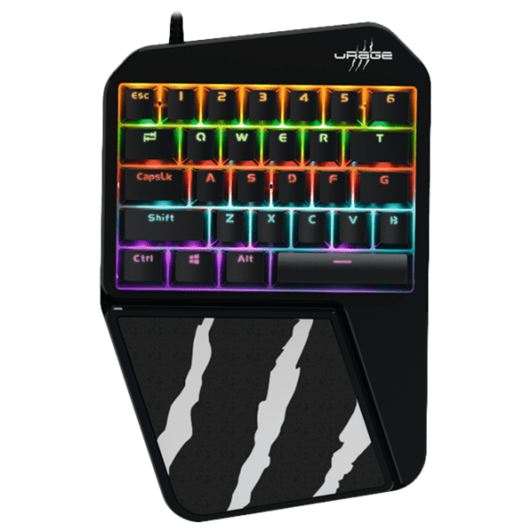 Tastatură Hama uRage 3rgo 1H Mobile Black Gaming, Cu fir photo 1