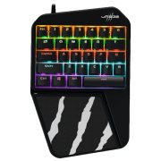 Tastatură Hama uRage 3rgo 1H Mobile Black Gaming, Cu fir