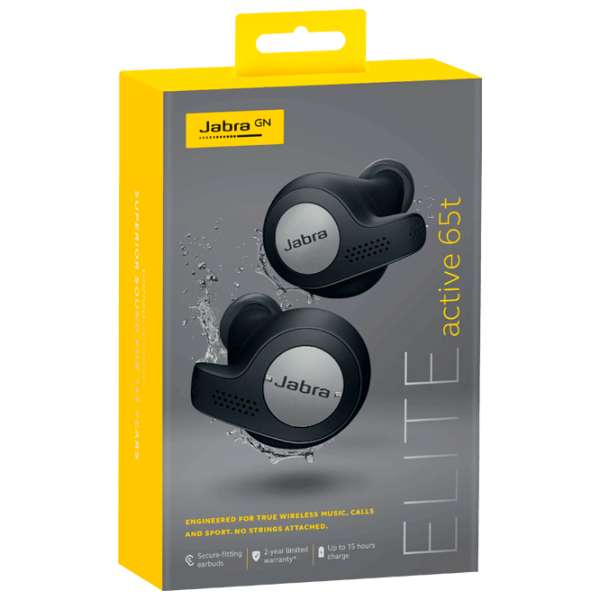 Căști Jabra Elite 65t Earbuds Black Fără fir / Sport / In ear photo 5