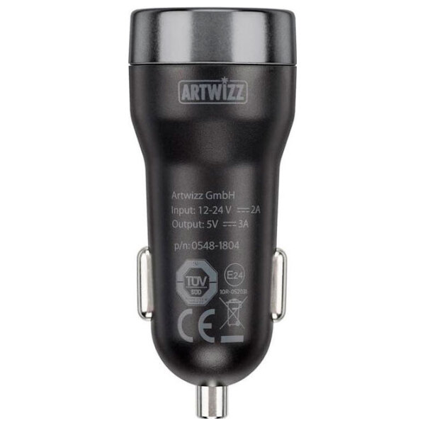 Автомобильное зарядное устройство Artwizz CarPlug (15 Вт) Черный  / Черный photo 4