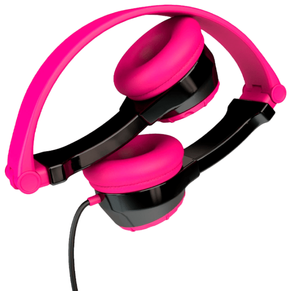 Căști Jlab Jbuddies Folding Kids Pink Cu fir / Pentru copii / On the ear photo 2