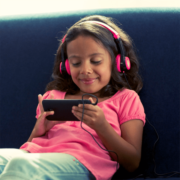 Căști Jlab Jbuddies Folding Kids Pink Cu fir / Pentru copii / On the ear photo 5