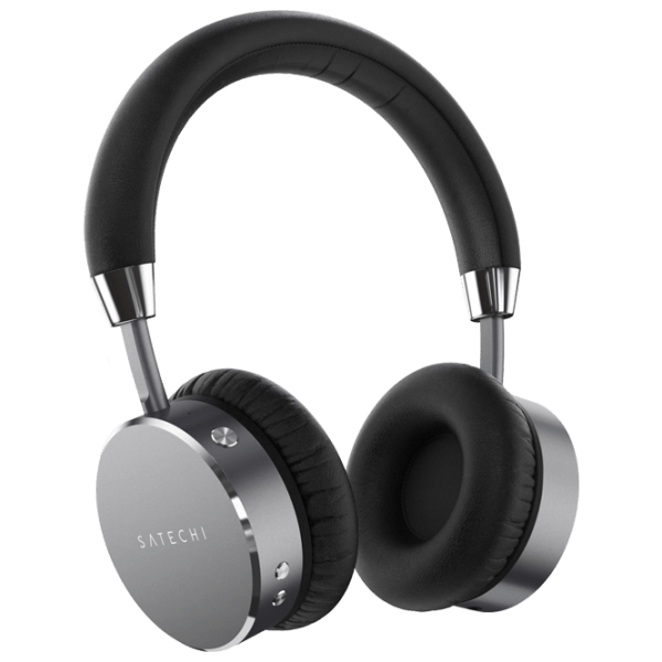 Casti Wireless On-Ear Satechi Aluminum, Silver  photo 1