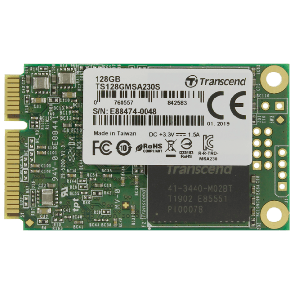 SSD Transcend TS128GMSA230S M.2 128 GB Viteza de citire: 550 MB/ s,
Viteza de inscriere: 400 MB/ s photo 1