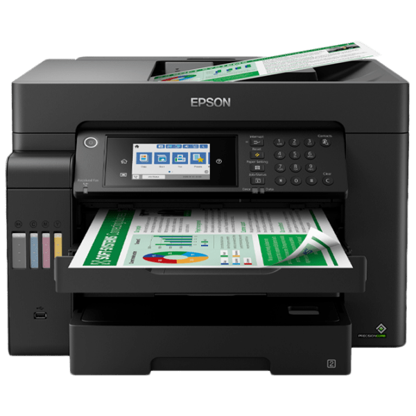 Dispozitiv multifuncțional Epson
EcoTank
L15150 Black Inkjet, Color, 1200 x 1200 dpi photo 1