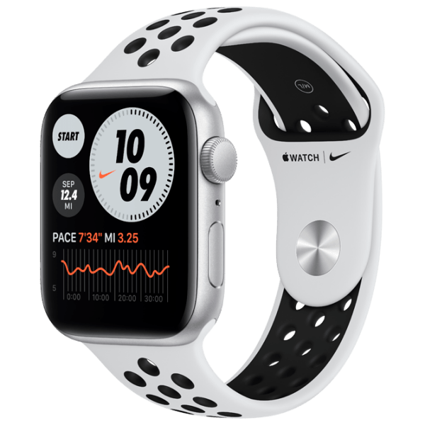 Ceas inteligent Apple Watch SE Nike Silver 1.78" | 44mm | Aluminiu/ Silicon
| MYYH2 photo 2