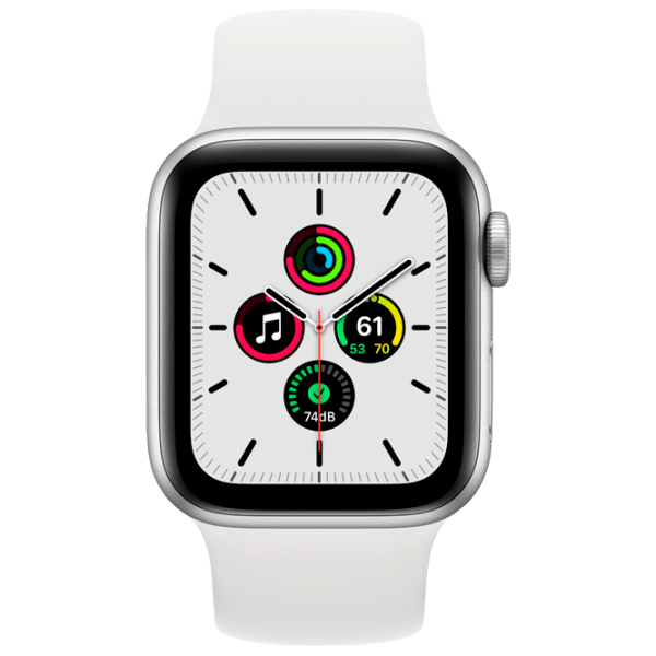 Умные часы Apple Watch SE Серебристый 1.78" | 44 мм | Алюминий | MYDQ2 photo 1