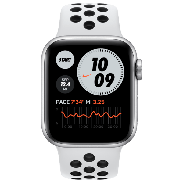 Ceas inteligent Apple Watch Series 6 Nike Silver 1.78" | 44mm | Aluminiu/ Silicon
| MG293 photo 1