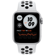 Ceas inteligent Apple Watch Series 6 Nike Silver 1.78" | 44mm | Aluminiu/ Silicon
| MG293