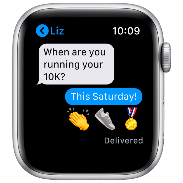 Ceas inteligent Apple Watch Series 6 Nike Silver 1.57" | 40mm | Aluminiu/ Silicon
| M00T3 photo 5