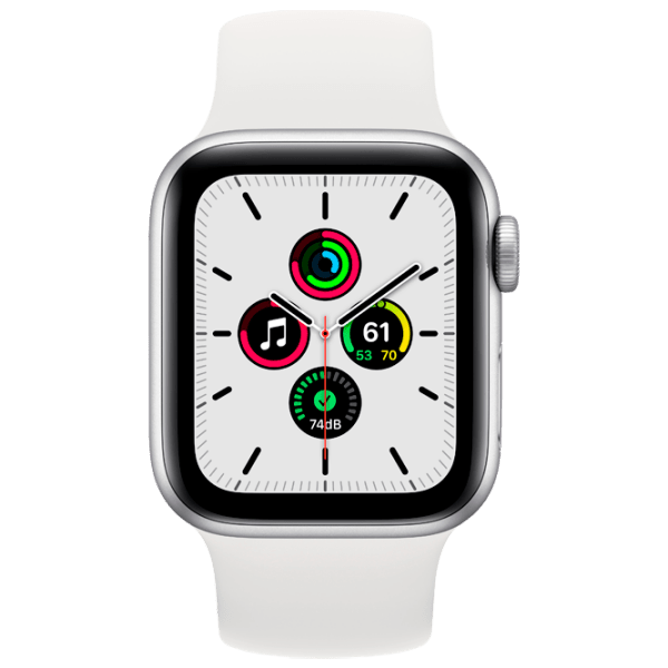 Умные часы Apple Watch SE Серебристый 1.57" | 40 мм | Алюминий | MYDM2 photo 1