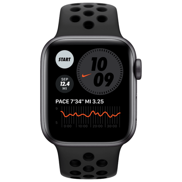Ceas inteligent Apple Watch SE Nike Black 1.78" | 44mm | Aluminiu/ Silicon
| MYYK2 photo 1
