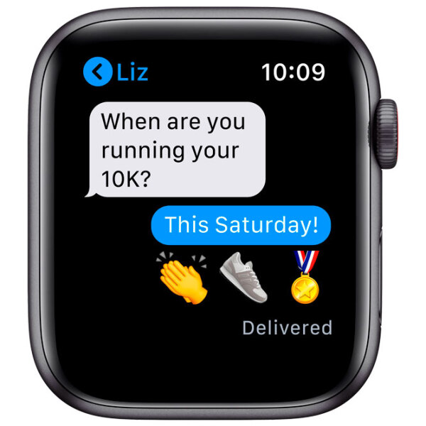 Ceas inteligent Apple Watch SE Nike Black 1.78" | 44mm | Aluminiu/ Silicon
| MYYK2 photo 4