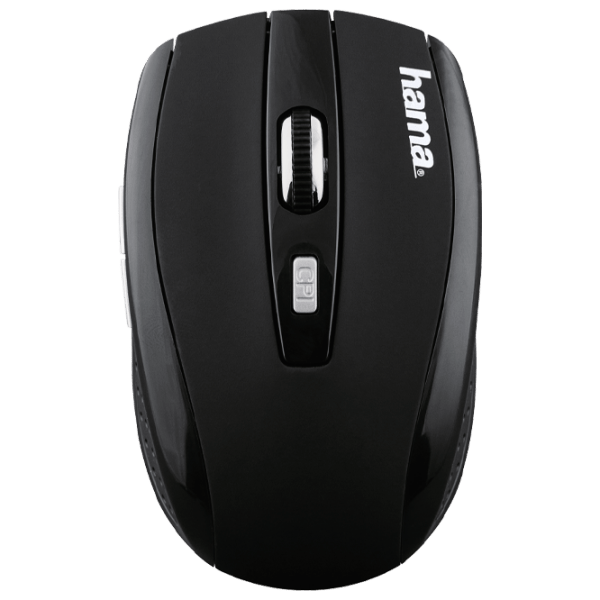 Mouse Hama AM-7.801 Black Fără fir, 1600 dpi photo 1