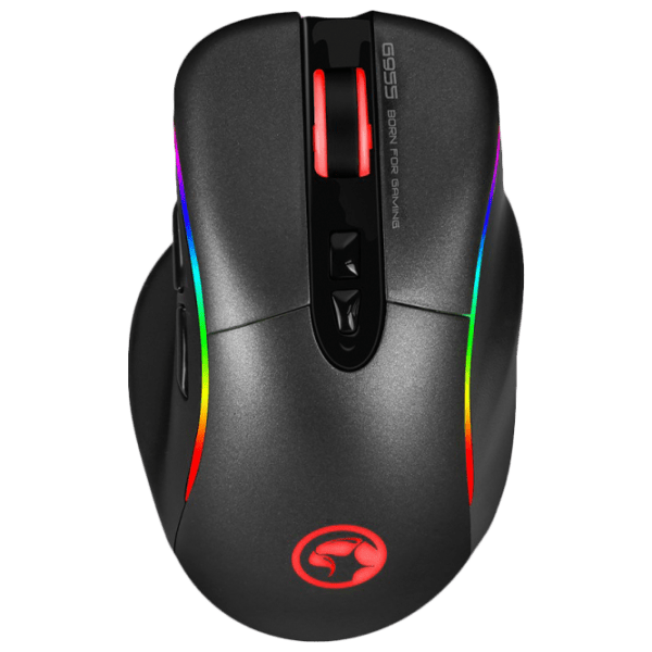 Mouse Marvo G955 Black Cu fir / 12000 dpi photo 1