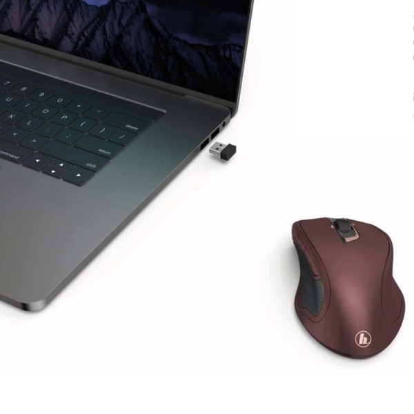 Mouse Hama MW-900 Burgundy Fără fir, 2400 dpi photo 7