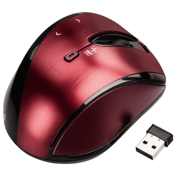 Mouse Hama Cuvio Red Fără fir, 1200 dpi photo 3