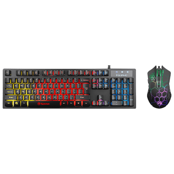 Set Marvo KM409 Black Gaming, Cu fir photo 1