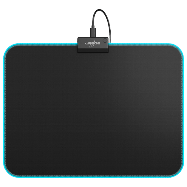 Covoraș pentru mouse Hama uRage Rag Illuminated Multicolor Black 250 x 3 x 260 mm photo 1