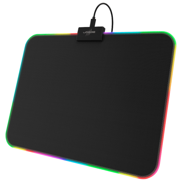 Covoraș pentru mouse Hama uRage Rag Illuminated Multicolor Black 250 x 3 x 260 mm photo 5