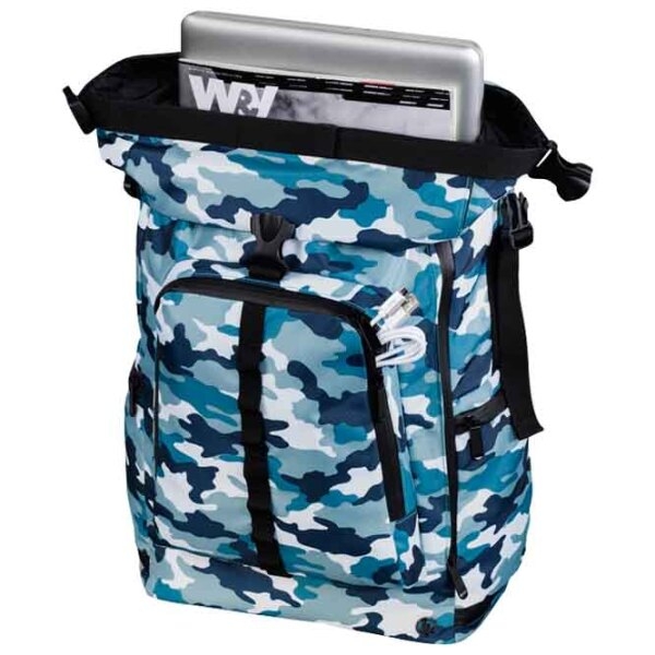 Рюкзак Hama Roll-Top 15.6" Camouflage
Синий  photo 4