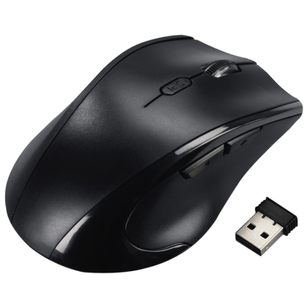 Mouse Hama Cino Black Cu fir, 800 dpi photo 3