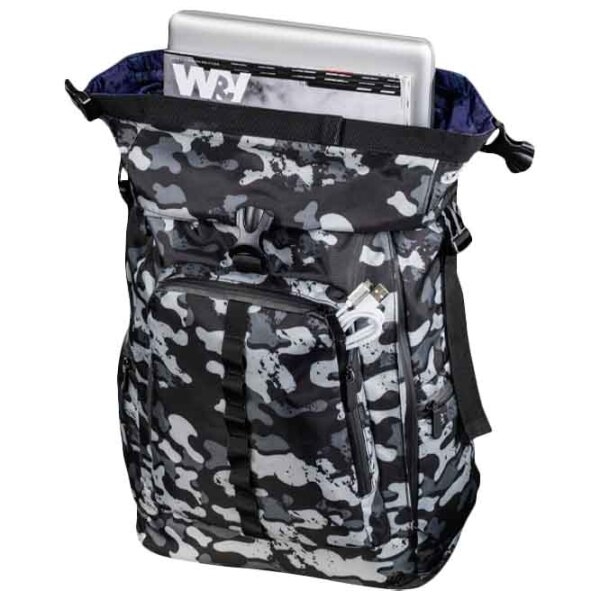 Рюкзак Hama Roll-Top 15.6" Camouflage
Серый  photo 4