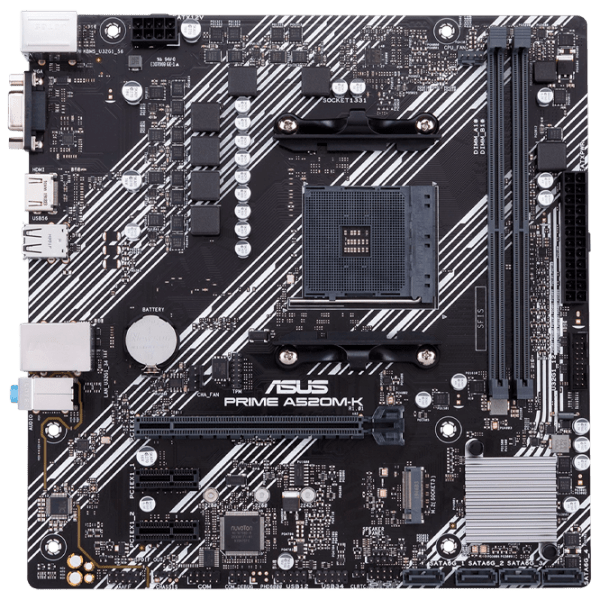 Материнская плата Asus PRIME A520M-K mATX  photo 1