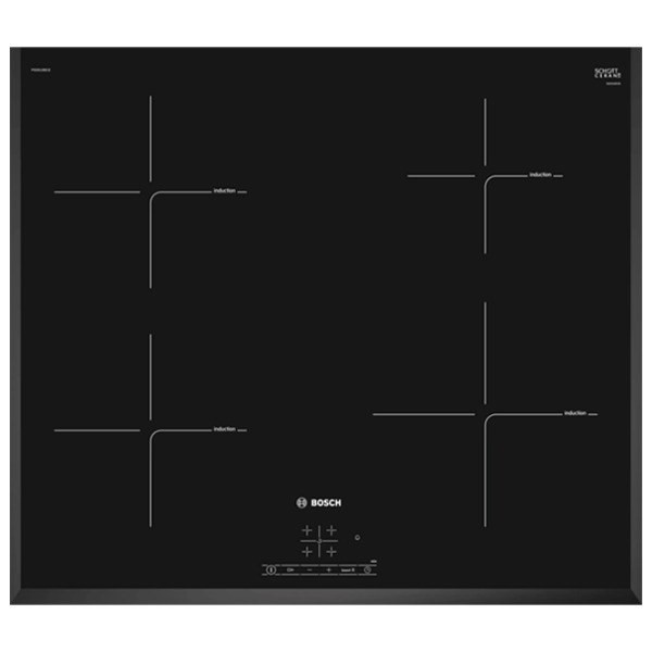 Plită incorporabilă cu inducți Bosch PIE651BB1E, Black  photo 1