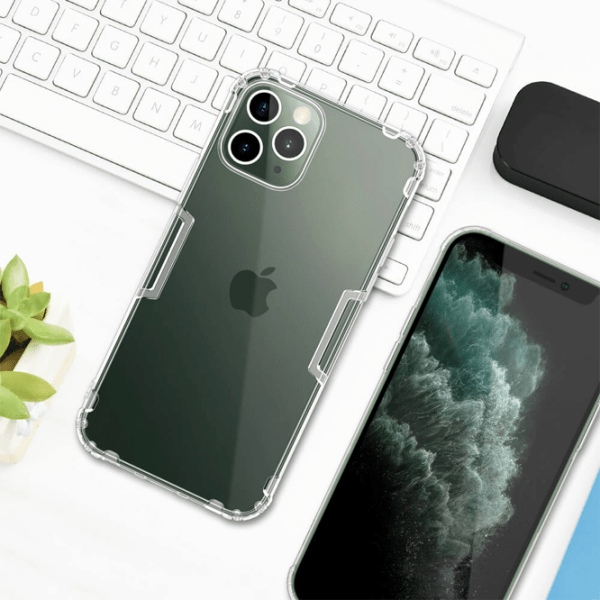 Чехол для смартфона Apple iPhone 12/ 12 Pro (Nature) Прозрачный Белый Nillkin, TPU, Back photo 4