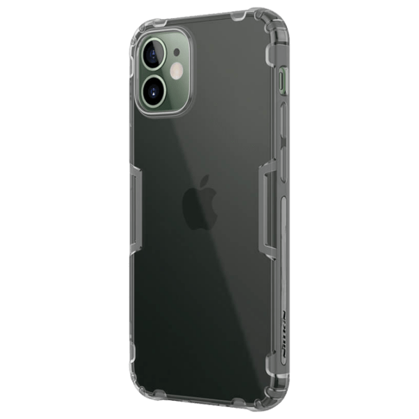 Husă pentru smartphone Apple iPhone 12 mini (Nature) Transparent Gray Nillkin, TPU, Back photo 2