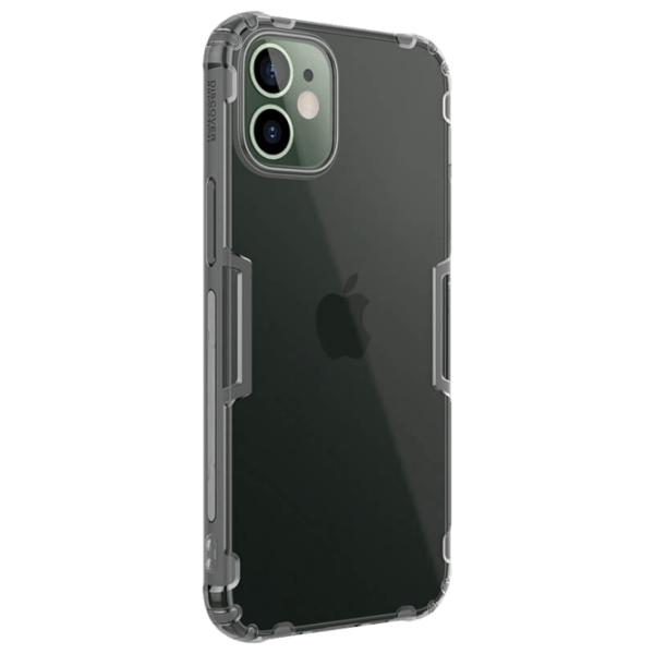 Husă pentru smartphone Apple iPhone 12 mini (Nature) Transparent Gray Nillkin, TPU, Back photo 3