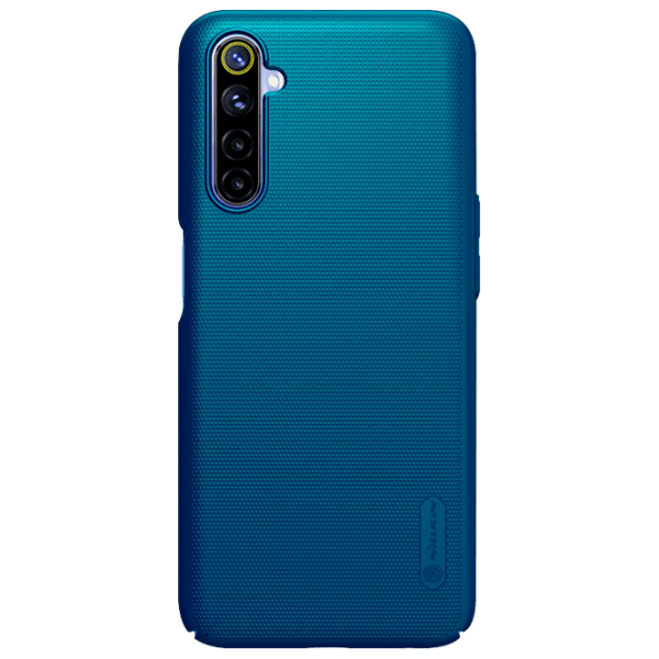 Husă pentru smartphone Realme 6 (Frosted Shield) Peacock Blue Nillkin, PC, Back photo 1