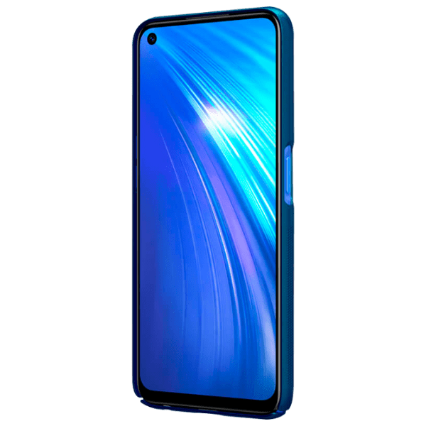 Husă pentru smartphone Realme 6 (Frosted Shield) Peacock Blue Nillkin, PC, Back photo 3