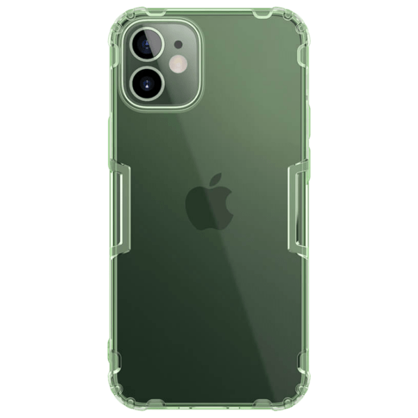 Husă pentru smartphone Apple iPhone 12 mini (Nature) Transparent Green Nillkin, TPU, Back photo 1