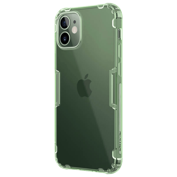 Husă pentru smartphone Apple iPhone 12 mini (Nature) Transparent Green Nillkin, TPU, Back photo 2