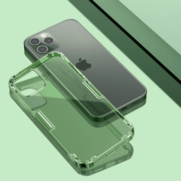 Чехол для смартфона Apple iPhone 12/ 12 Pro (Nature) Прозрачный Зелёный Nillkin, TPU, Back photo 4