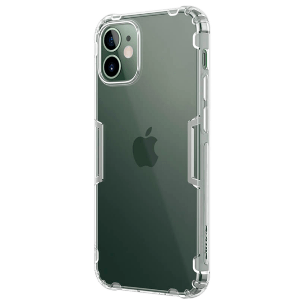 Husă pentru smartphone Apple iPhone 12 mini (Nature) Transparent White Nillkin, TPU, Back photo 3