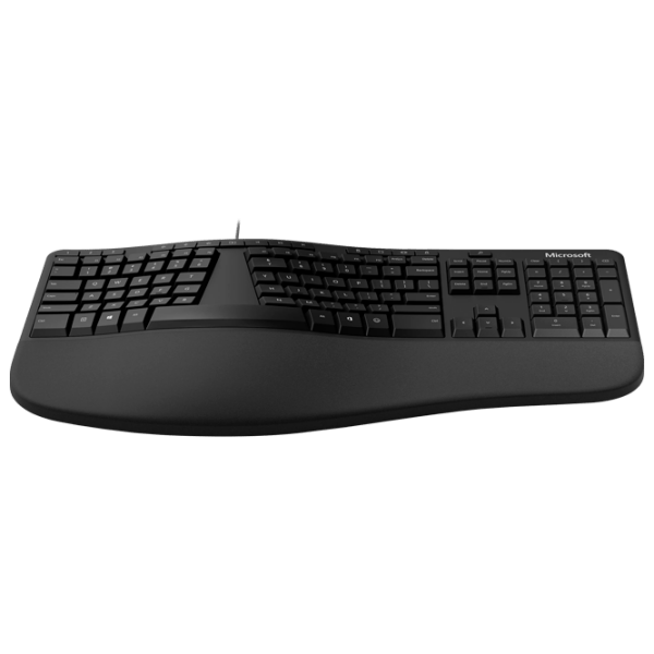 Tastatură Microsoft Ergonomic Black Home and Office, Cu fir photo 2