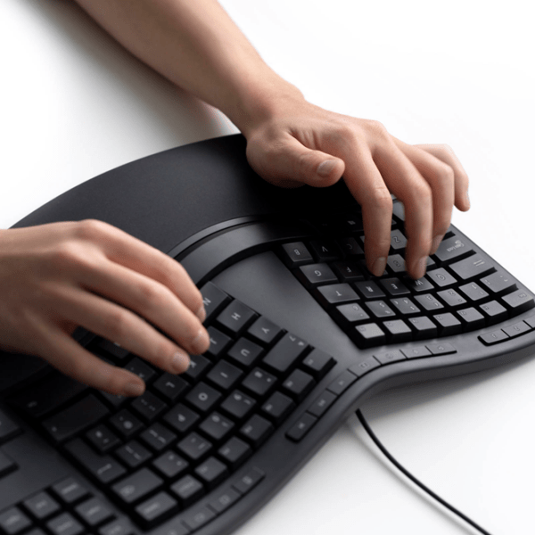 Tastatură Microsoft Ergonomic Black Home and Office, Cu fir photo 4