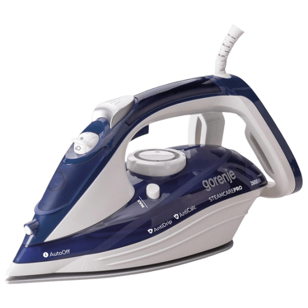 Fier de călcat Gorenje SIH2600BLC Blue 2600 W, 30 g/ min, 0.35 l, Ceramică photo 1