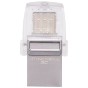 USB Flash Kingston MicroDuo 3С DTDUO3 128 GB Silver USB 3.1, Plastic