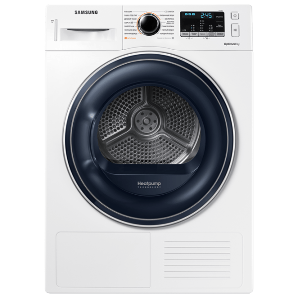 Mașină de uscat rufe Samsung DV80M50103W/LP White 8 kg, A++ photo 1