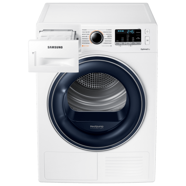 Mașină de uscat rufe Samsung DV80M50103W/LP White 8 kg, A++ photo 3