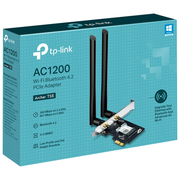 Adaptor de rețea TP-Link Archer T5E Black  photo 2