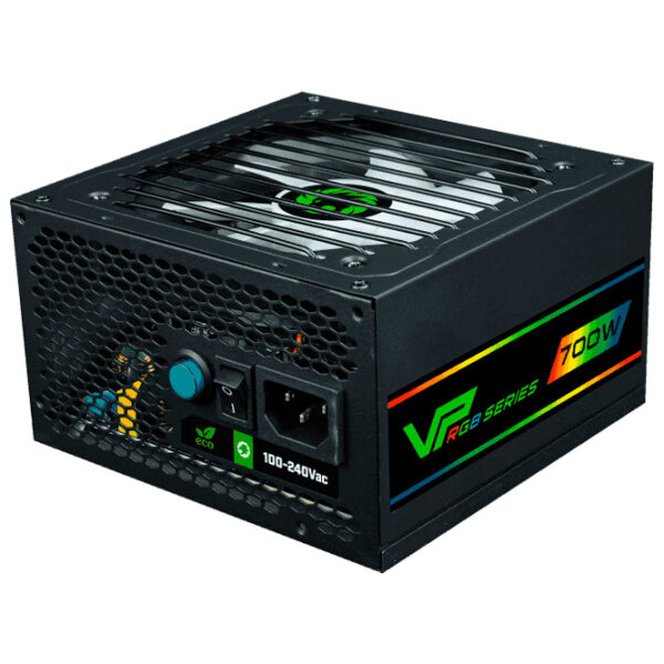 Sursă de alimentare ATX 12V 2.3 Gamemax VP-700-RGB-M 700 W Black  photo 3