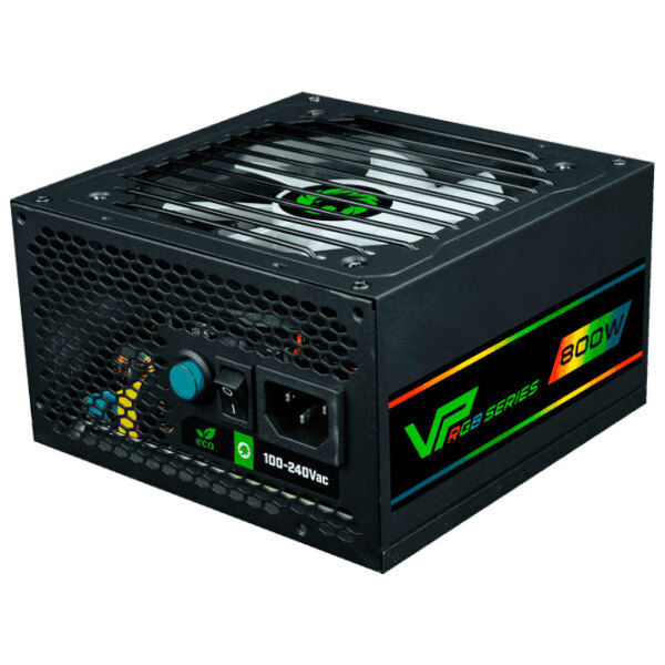 Sursă de alimentare ATX 12V 2.3 Gamemax VP-800-RGB-M 800 W Black  photo 3
