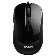 Мышь Sven RX-520S Черный Проводная, 3200 dpi