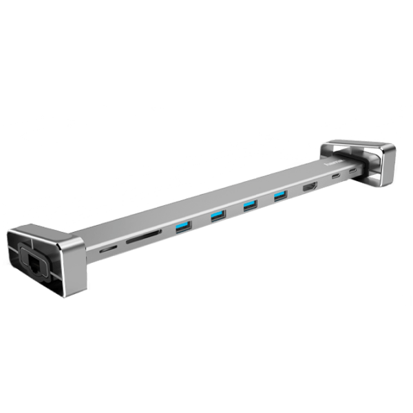 Adaptor Hama Dock Station USB-C (200103), Gray  photo 1