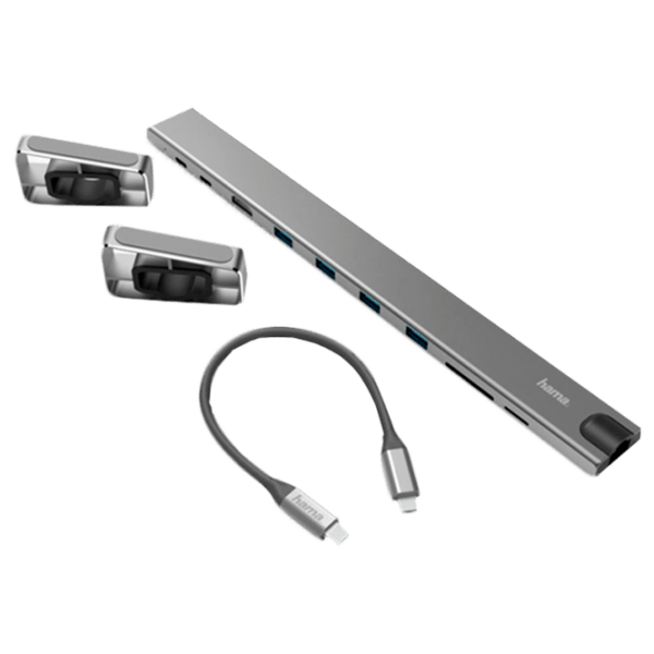 Adaptor Hama Dock Station USB-C (200103), Gray  photo 3